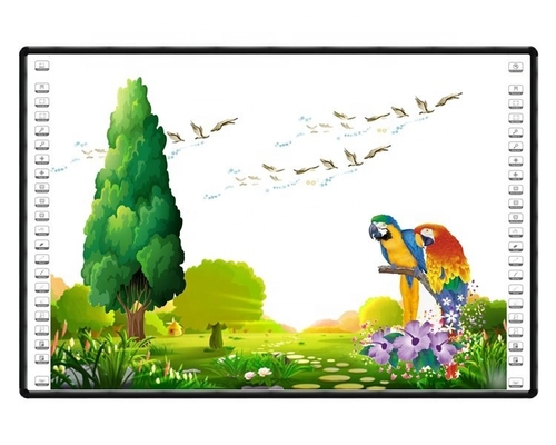एल्यूमिनियम मिश्र धातु फ्रेम शिक्षण के लिए 82 इंच शिक्षा इंटरएक्टिव व्हाइटबोर्ड
