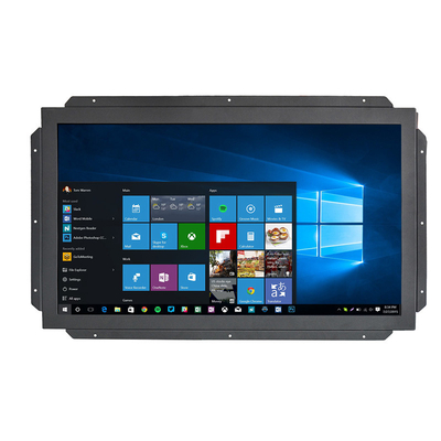 वीजीए डीवीआई DC12V इन्फ्रारेड मल्टी टच स्क्रीन 250cd / M2 4 पॉइंट टच